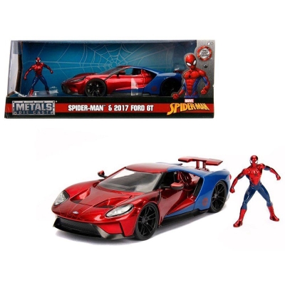Jada Toys Marvel 1:24 Scale Spider-Man 2017 Ford Gt