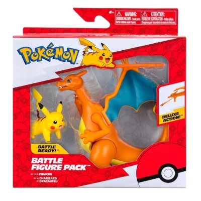 Jazwares Pokemon Battle 2li Figur Seti Pikachu Ve Charizard