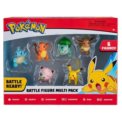 Jazwares Pokemon Battle 6li Mini Figur Seti Kanto