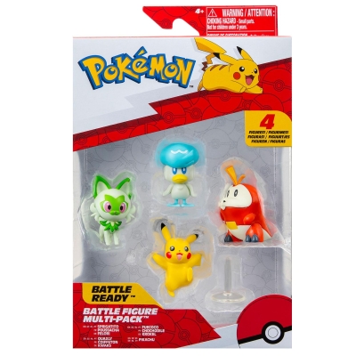 Jazwares Pokemon Battle Multi-Pack 4 Figür Paldea