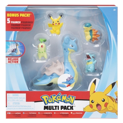Jazwares Pokemon Battle Multi-Pack 5 Figür Lapras