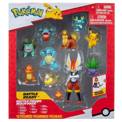Jazwares Pokemon Battle Multi-Pack 10 Figür Cinderace