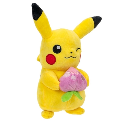 Jazwares Pokemon - Pikachu with Pecha Berry Peluş Figür 20cm