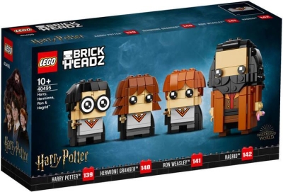 Lego BrickHeadz 4'lü karakter Harry Potter Hermione Granger Ron Weasley Hagrid 40495