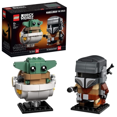 Lego Brickheadz The Mandalorian And The Child Yoda
