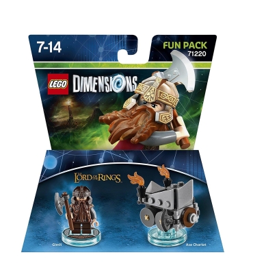 Lego Dimensions Lord Of The Rings Gimli Axe Chariot
