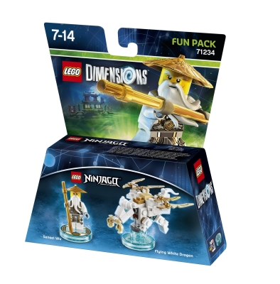 Lego Dimensions Ninjago Sensei Wu - Flying White Dragon