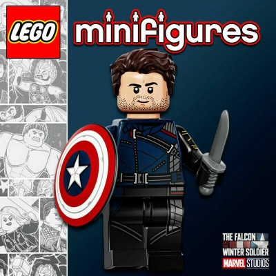 Lego Marvel Studios Series 71031  Winter Soldier Minifigür