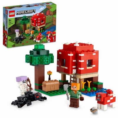Lego Minecraft The Mushroom House 21179