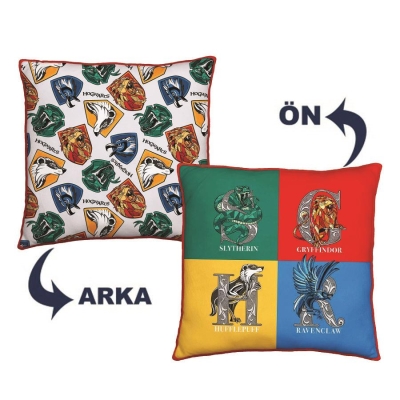 Lisanslı Harry Potter V1 Yastık 40x40cm Çift Taraflı