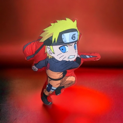 Lisanslı Naruto Running 3d Yastık 38x30cm