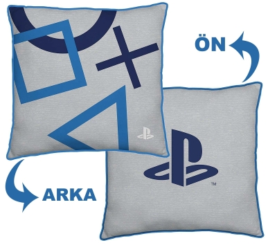 Lisanslı Playstation Yastık 40x40cm Çift Taraflı