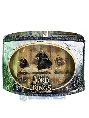Lord Of The Rings Aome Merry Gandalf Pippin 3 Figür 6 Cm Lisansli Ürün