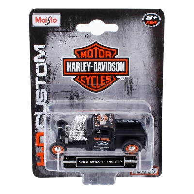 Maisto 1:64 Harley Davidson Custom Cars 1936 Chevy Pick Up 7cm