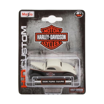 Maisto 1:64 Harley Davidson Custom Cars 1936 Ford Coupe 7cm
