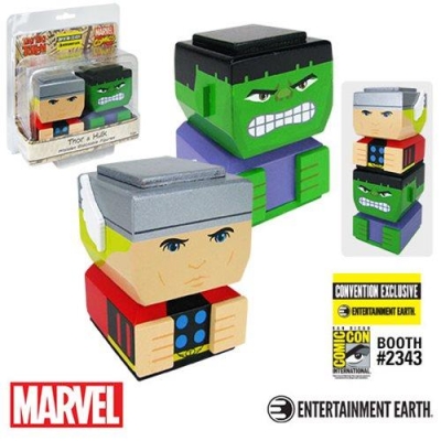 Marvel Comics Thor & Hulk Ahsap Dekoratif Figür