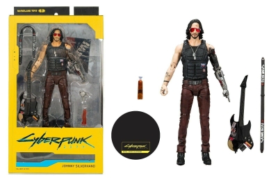 McFarlane Toys Cyberpunk 2077 Johnny Silverhand Guitar Action Figür