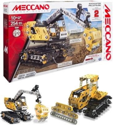 Meccano 2 Modelli İş Makinası Seti - 254 Parca