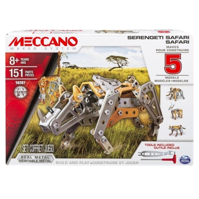 Meccano 5 Modelli Vahsi Hayvanli Set - 151 Parca