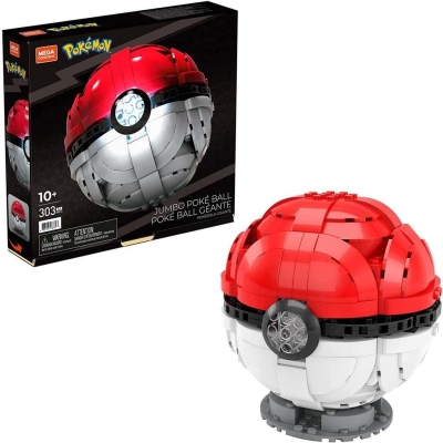 Mega Construx Pokemon Jumbo Poke Ball 303 Parça Işıklı