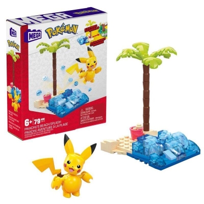 Mega Construx Pokemon Pikachu Beach Splash 79 Parça
