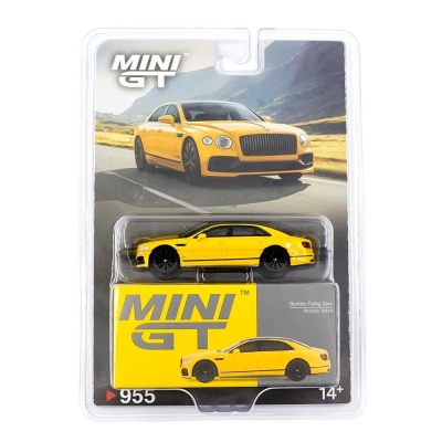 Mini GT 1/64 Bentley Flying Spur Monaco Yellow - 955 Blister Paket