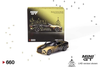 Mini Gt 1/64 Bentley Mulliner Bacalar 2023 Christmas Limited Edition 9999 Pieces