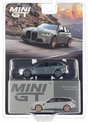 Mini GT 1/64 BMW M3 Competition Touring Brooklyn Grey No:864 Blister