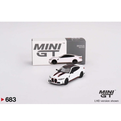 Mini Gt 1/64 Bmw M4 Csl Alpine White No:683