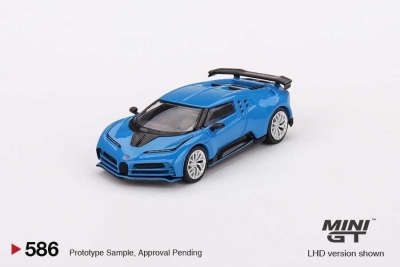 Mini GT 1/64 Bugatti Centodieci Blue Bugatti