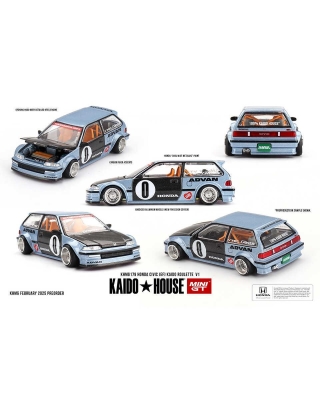 Mini GT 1/64 Kaido Honda Civic (EF) Kaido Roulette V1 No:179
