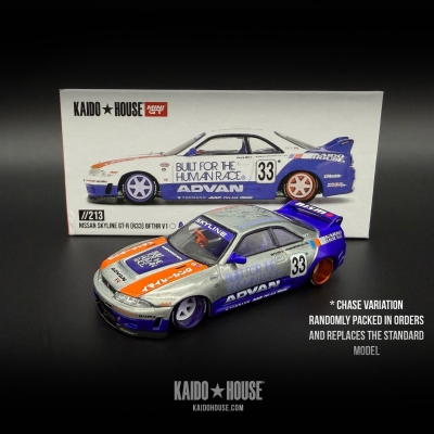 Mini GT 1/64 Kaido House Nissan Skyline GT-R (R33) BFTHR V1 Chase
