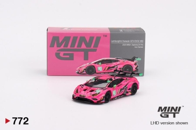 Mini Gt 1/64 Lamborghini Huracan Gt3 Evo2 #83 Iron Dames 2023 Imsa Daytona 24 Hrs No:772