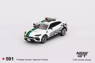 Mini GT 1/64 Lamborghini Urus 2022 Macau GP Official Safety Car