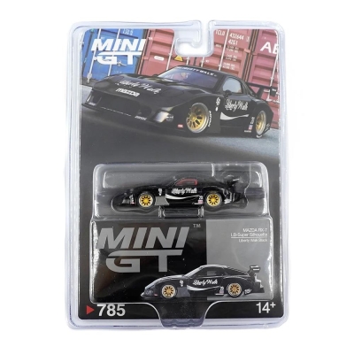 Mini Gt 1/64 Mazda Rx-7 Lb-Super Silhouette Liberty Walk Black - Blister Paket No:785