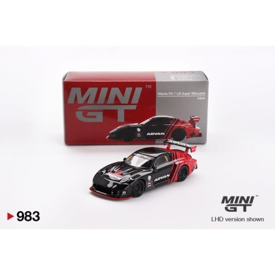 Mini GT 1/64 Mazda RX-7 LB-Super Silhouette Advan No:983
