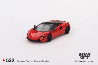Mini GT 1/64 McLaren Artura Vermillion Red