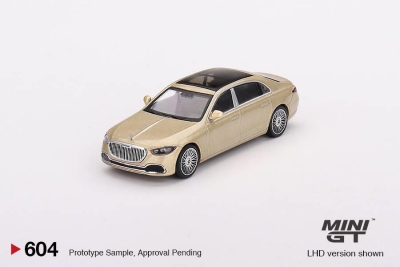 Mini GT 1/64 Mercedes-Maybach S680 Champagne Metallic No:604