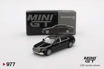 Mini GT 1/64 Mercedes-Maybach S 680 Black No:977