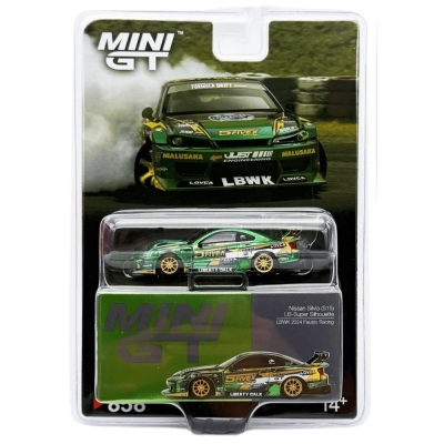 Mini GT 1/64 Nissan LB-Super Silhouette S15 SILVIA LBWK 2024 Fausto Racing - 858 Blister Paket