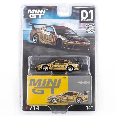 Mini GT 1/64 Nissan Silvia (S15) Top Secret D1GP Blister No:714