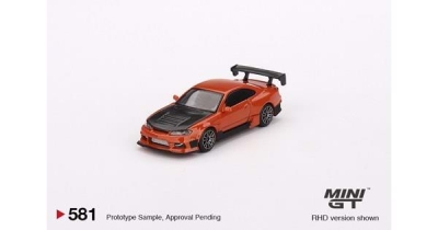 Mini Gt 1/64 Nissan Silvia S15 D-MAX Metallic Orange