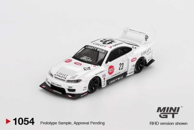 Mini GT 1/64 Nissan Silvia S15 LB-SUPER Silhouette Athlete No:1054