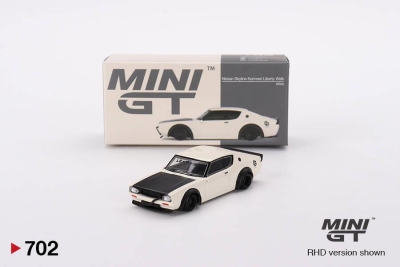 Mini Gt 1/64 Nissan Skyline Kenmeri Liberty Walk White