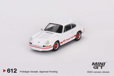 Mini Gt 1/64 Porsche 911 Carrera Rs 2.7 Grand Prix White With Red Livery