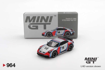 Mini GT 1/64 Porsche 911 Dakar Ice Grey Metallic "Rally 1978" No:964