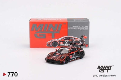 Mini Gt 1/64 Porsche 911 Gt3 R#9 Gtd Pro Pfaff Motorsports Imsa 2023 Sebring No:770