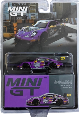 Mini Gt 1/64 Porsche 911 Gt3 R #27 Hubauto Racing 2023 Fia Gt World Cup Blister Paket