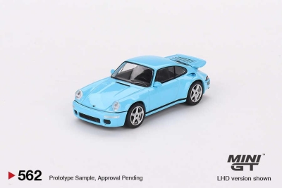 Mini Gt 1/64 Ruf Ctr Anniversary Bayrisch Himmelblau