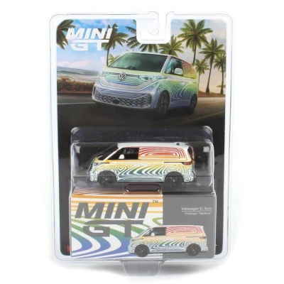 Mini GT 1/64 Volkswagen ID. Buzz Prototype "Rainbow" - 899 Blister Paket